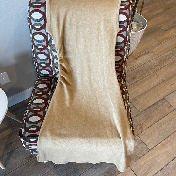 OGL Move Mock Neck Tucks Midi Dress - Picture 8 of 9